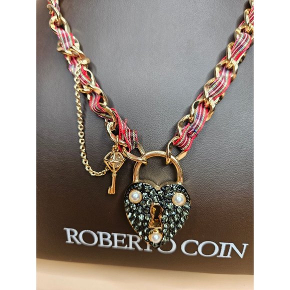 Betsey Johnson Lock & Key Necklace - Picture 3 of 7